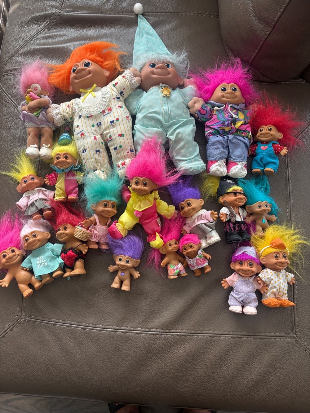 Vintage TROLLS!!! 17 plus 3 bigger